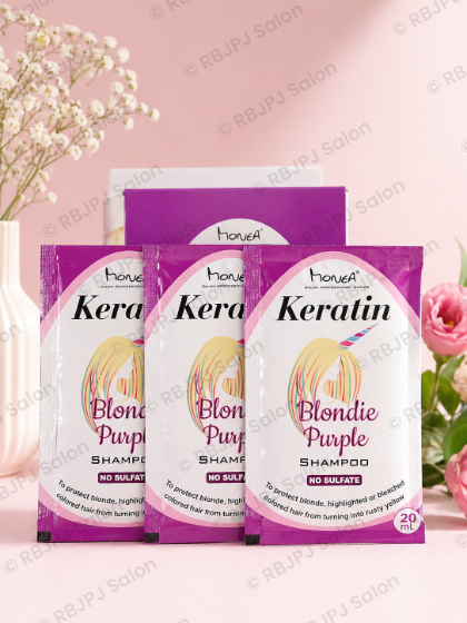 Honea Keratin Blondie Purple Shampoo No Sulfate