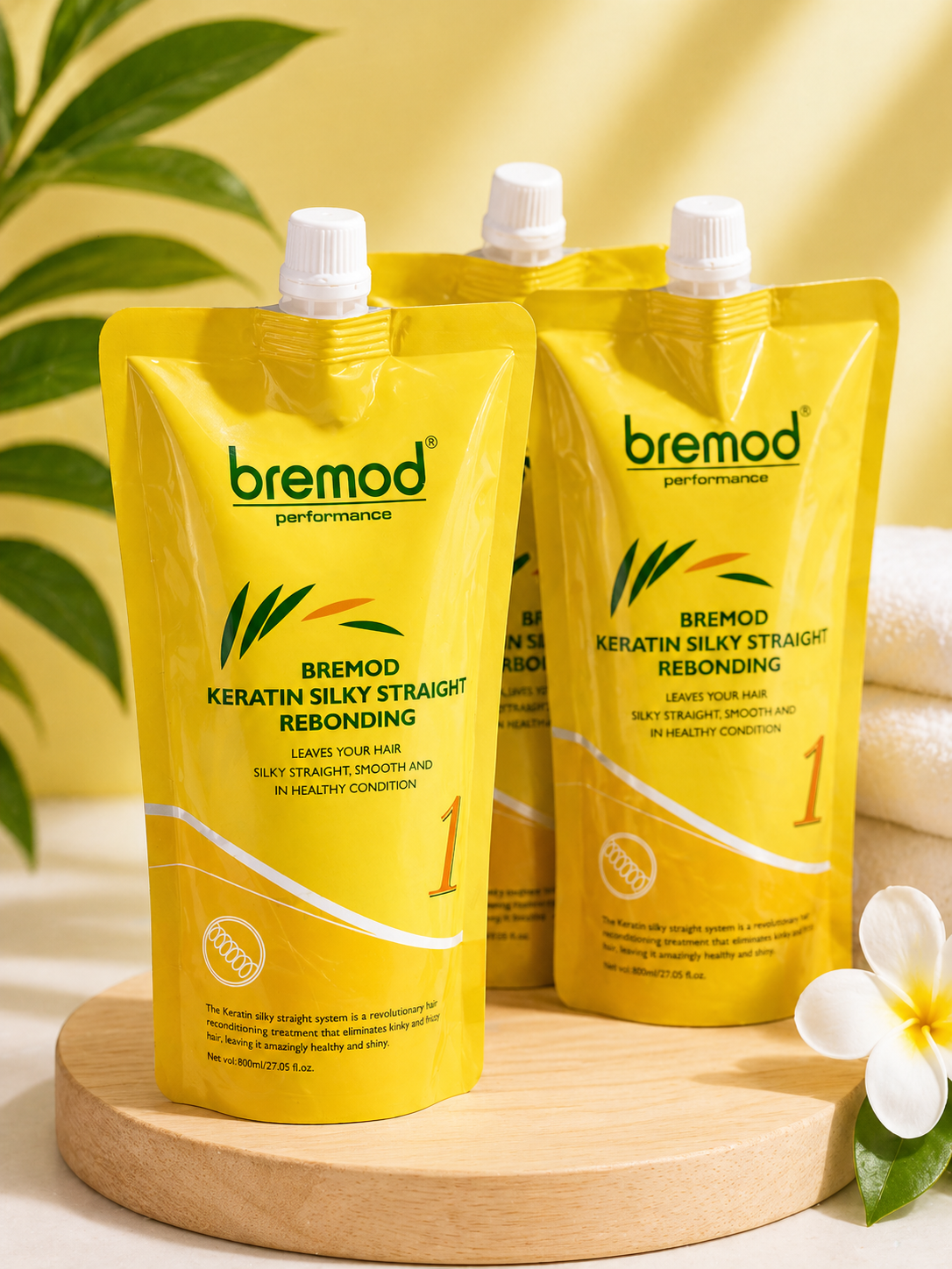 Bremod Keratin Silky Straight Rebonding